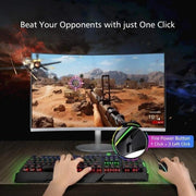 Bedrade gamingmuis optisch met LED (T16)