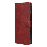 Rixus bookcase voor Samsung Galaxy S25 Ultra – donkerrood