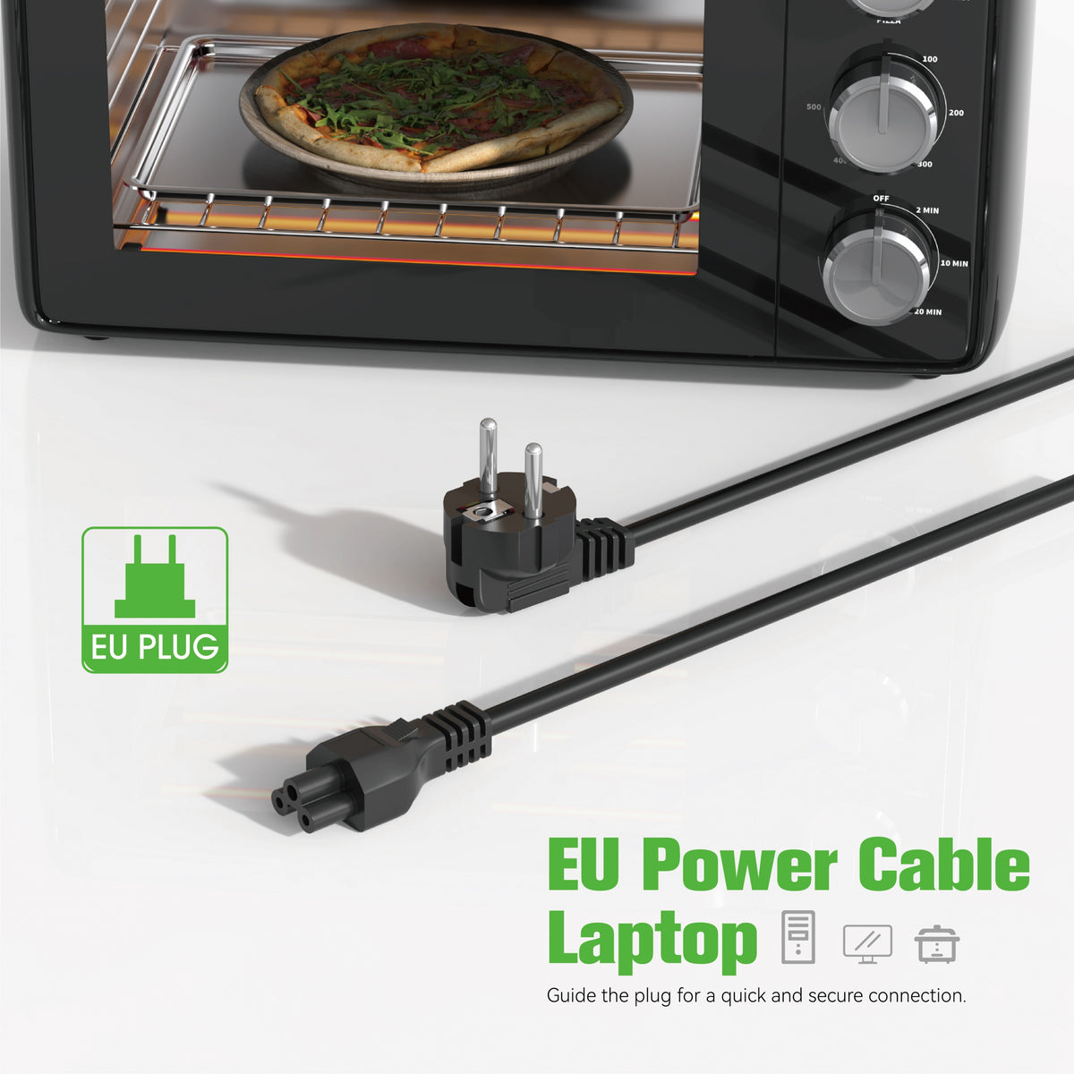 Aanvullende productafbeelding bij de Wave WA-289 C5-stroomkabel