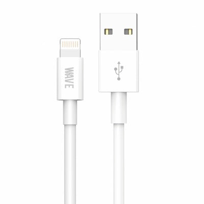 Wave WA-163 Quick Charger 2A Lighning Cable 30 CM (wit)