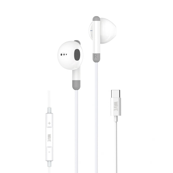 Wave WA-80W Wired Ear Phone Type-C (wit)