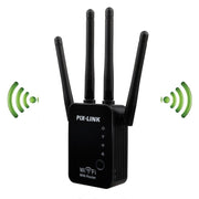 PIX-LINK WiFi-repeater / WiFi-router / access point (zwart)