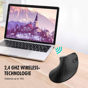 Ergonomische muis, draadloze Bluetooth verticale muis (2.4G)