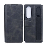 Rixus wallet-hoesje met penhouder voor Samsung Galaxy Z Fold4 – zwart