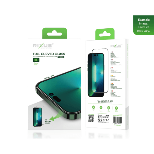 Rixus Clear HD Full Curved Edge screenprotector voor Samsung Galaxy A53 5G