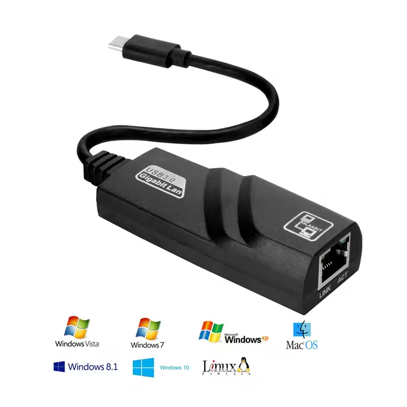 Aanvullende productafbeelding bij de USB-C naar RJ45-netwerkadapter