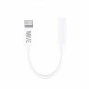 Wave WA-326 Lightning to Aux Adapter jack 3.5 mm | (Just Music) (wit)
