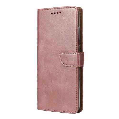 Rixus bookcase voor Samsung Galaxy A26 / A17 / A18 – roze