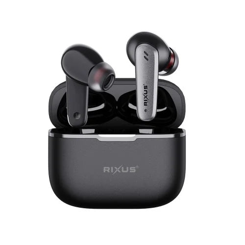Rixus RXBH33 Draadloze HiFi Oordopjes – Zwart