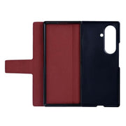 Rixus wallet-hoesje met penhouder voor Samsung Galaxy Z Fold8 Ultra – donkerrood