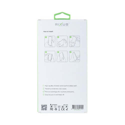 Rixus Anti-Burst MagSafe-compatibel hoesje voor Samsung Galaxy Z Fold6 – transparant