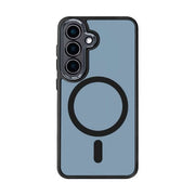 Rixus Classic 04 hoesje voor Samsung Galaxy S25 Plus – MagSafe-compatibel, zwart