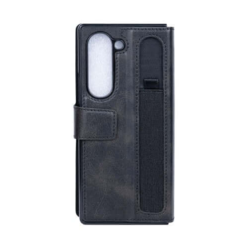 Rixus wallet-hoesje met penhouder voor Samsung Galaxy Z Fold5 – zwart