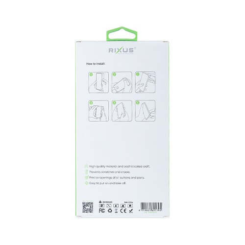 Rixus Anti-Burst hoesje voor Samsung Galaxy S25 Ultra – MagSafe-compatibel, transparant