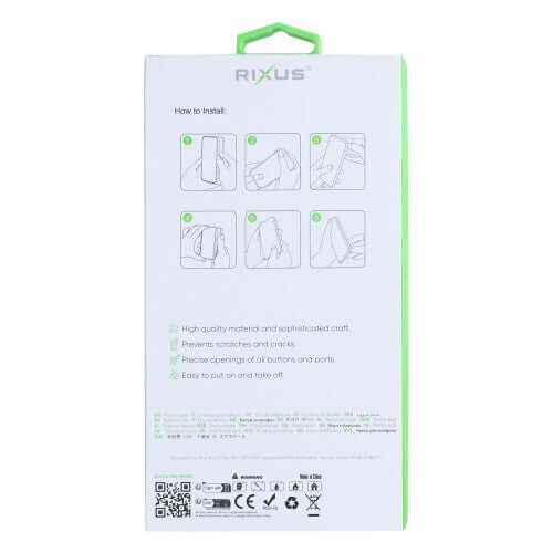 Rixus Anti-Burst hoesje voor Samsung Galaxy Z Fold7 – transparant