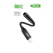 Wave WA-151 Lightning To 3.5 mm jack Adapter (zwart) - Just for music