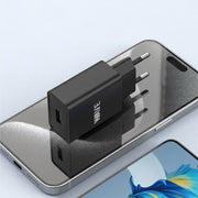 Wave WA-319B Travel Charger 12W USB-A Adapter (Zwart)