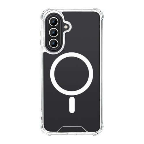 Rixus Anti-Burst MagSafe-compatibel hoesje voor Samsung Galaxy A27 – transparant