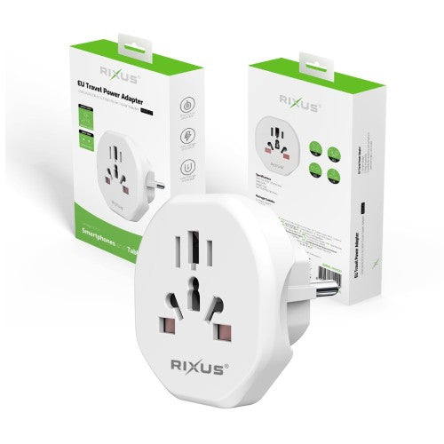 Rixus RXHC27 EU Reisadapter / Wandadapter – Wit