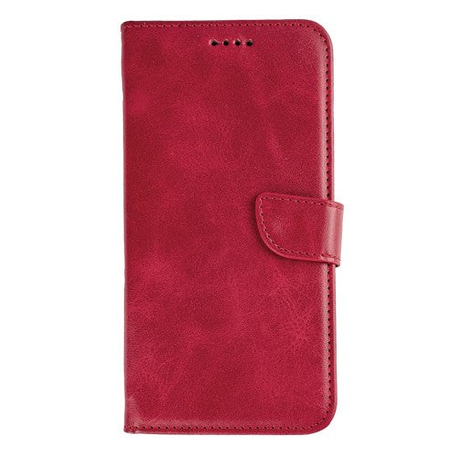 Rixus bookcase voor Samsung Galaxy S25 Edge – donkerrood