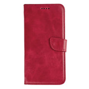 Rixus bookcase voor Samsung Galaxy S25 Edge – donkerrood