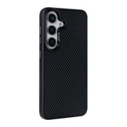 Rixus Mag Carbon MagSafe-compatibel hoesje voor Samsung Galaxy S26 Plus – zwart