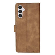Rixus bookcase voor Samsung Galaxy S25 FE – lichtbruin