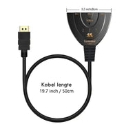 4K HDMI-switch 3-in-1 – Full HD 1080P 3D - wave hdmi