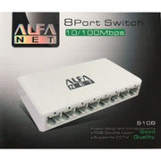 Alfa Net 8 Port Switch 100 MB