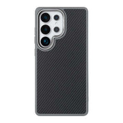 Rixus Mag Carbon MagSafe-compatibel hoesje voor Samsung Galaxy S26 Ultra – titaniumgrijs