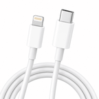 Originele USB-C naar Lightning Kabel 1 Meter – Snelladen & Data Sync voor iPhone en iPad – Wit - Laad Centrum