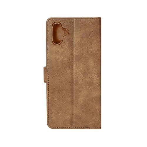 Rixus bookcase voor Samsung Galaxy A06 – lichtbruin
