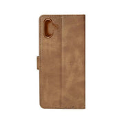 Rixus bookcase voor Samsung Galaxy A06 – lichtbruin