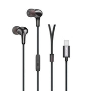 Rixus RXHD27L Bedrade Lightning Oordopjes – Zwart
