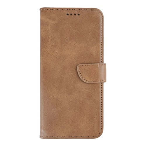 Rixus bookcase voor Samsung Galaxy S26 – lichtbruin