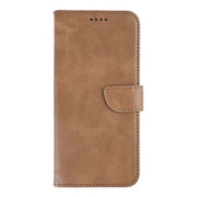 Rixus bookcase voor Samsung Galaxy S26 – lichtbruin