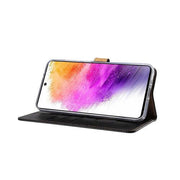 Rixus bookcase voor Samsung Galaxy A56 – zwart