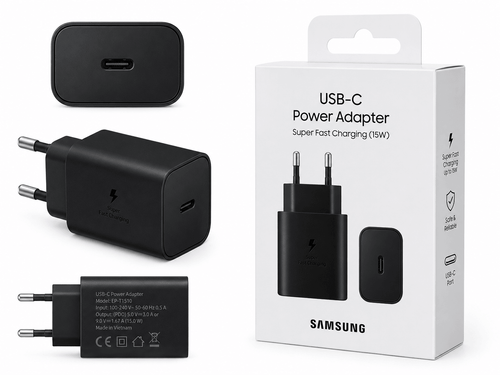 Samsung 25W USB-C PD Travel Adapter EP-TA800 Bulk – Zwart - samsung by Laad Centrum