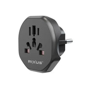 Rixus RXHC27B EU Reisadapter / Wandadapter – Zwart