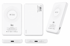 Wave WA-347 MagSafe Powerbank 5000mAh – 15W Draadloos Opladen & USB-C Snelladen – Wit - Laad Centrum
