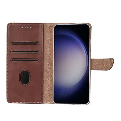 Rixus bookcase voor Samsung Galaxy A36 / A37 – bruin