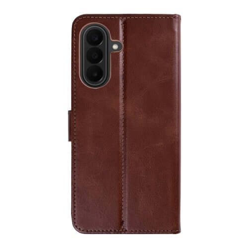 Rixus bookcase voor Samsung Galaxy A27 – bruin