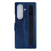 Rixus wallet-hoesje met penhouder voor Samsung Galaxy Z Fold8 Ultra – blauw