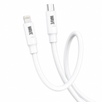 Wave WA-213 USB-C naar Lightning Snellaadkabel 27W – 1 Meter – Wit - Laad Centrum