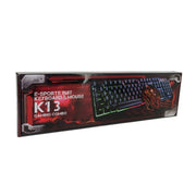 Gaming toetsenbord- en muisset bedraad combo pack K13