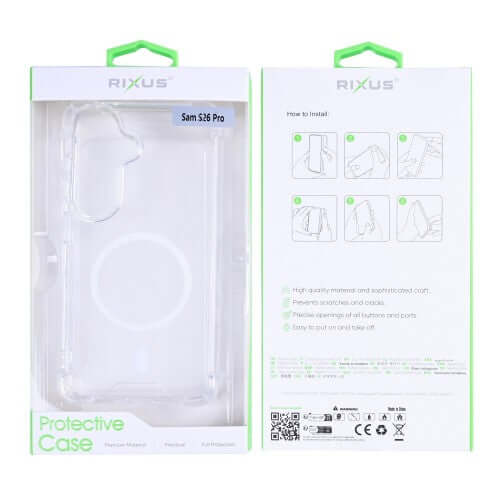 Rixus Anti-Burst hoesje voor Samsung – transparant