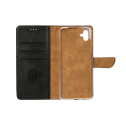 Rixus bookcase voor Samsung Galaxy A06 – zwart