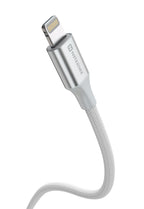 Swissten Textile II Laadkabel - USB-C naar Lightning - 1,5 Meter - Wit Voor Optimale Oplaadervaring - Laad Centrum