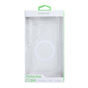 Rixus Anti-Burst hoesje voor Samsung Galaxy S25 FE – MagSafe-compatibel, transparant