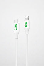 Wave WA-6 USB-C naar Lightning Kabel 1 Meter 20W (Wit) - Laad Centrum